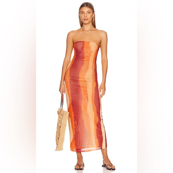 Nwt syndys sasha strapless dress size small - Picture 5 of 6